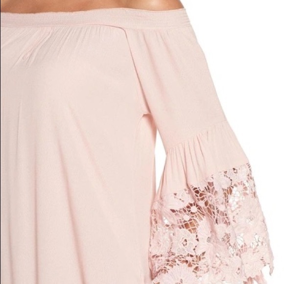 Muche Et Muchette Jolie Lace Accent Cover-up Dress In Blush - Picture 3 of 12